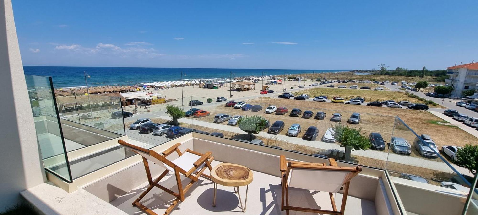 Pantheon Sea View Apart otel Neoi Poroi Oda fotoğraf