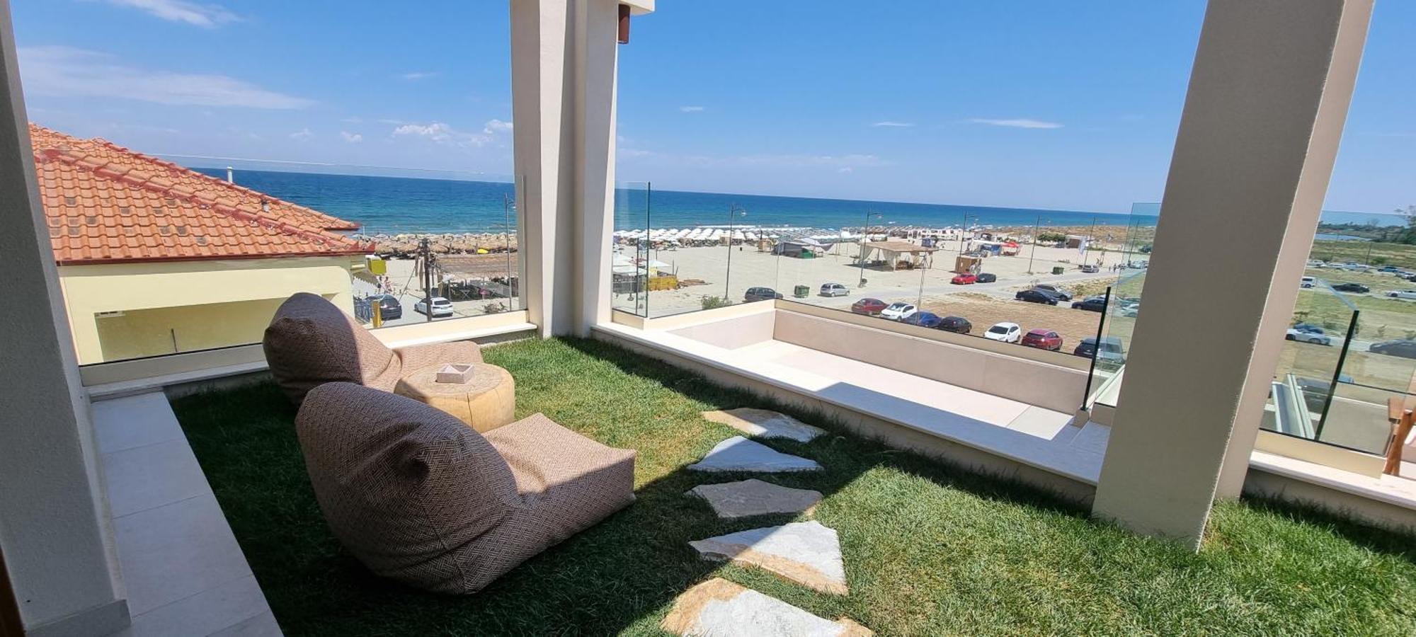 Pantheon Sea View Apart otel Neoi Poroi Oda fotoğraf