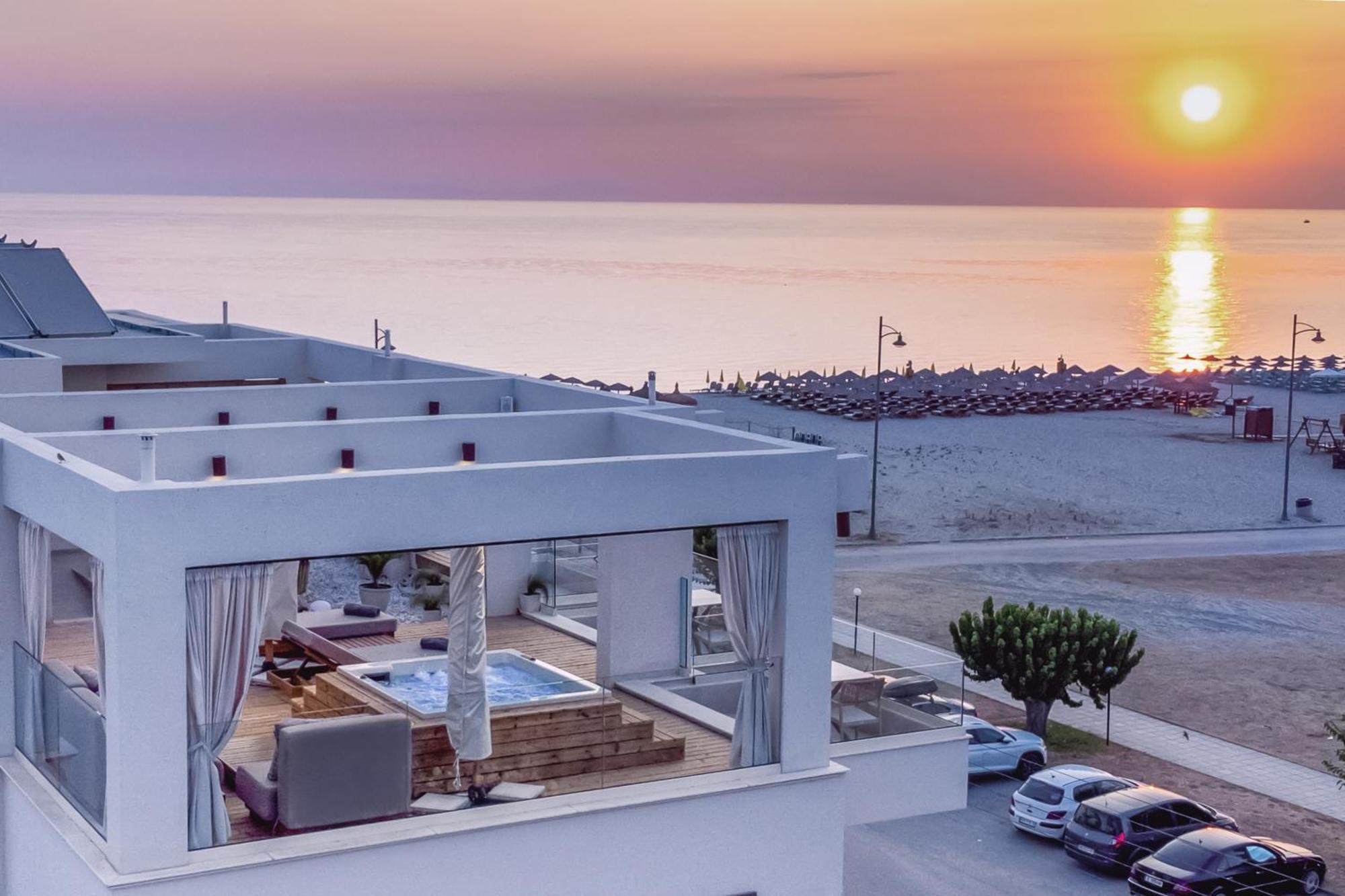 Pantheon Sea View Apart otel Neoi Poroi Dış mekan fotoğraf