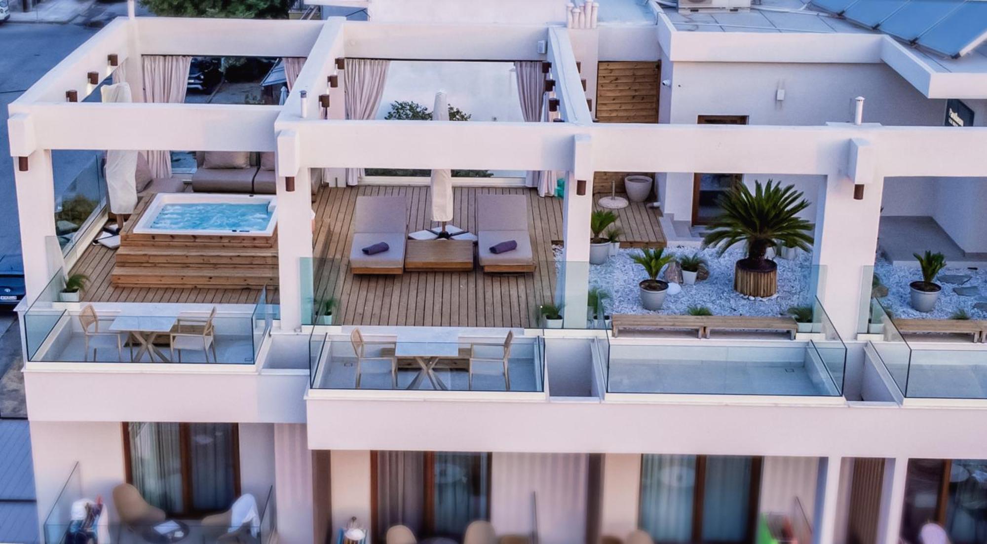 Pantheon Sea View Apart otel Neoi Poroi Dış mekan fotoğraf