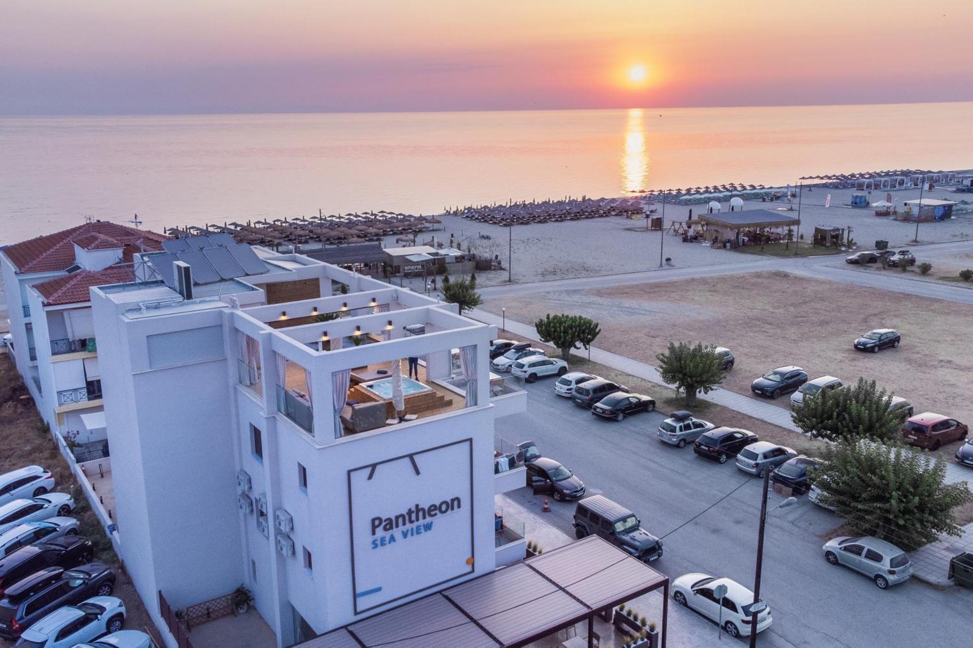 Pantheon Sea View Apart otel Neoi Poroi Dış mekan fotoğraf